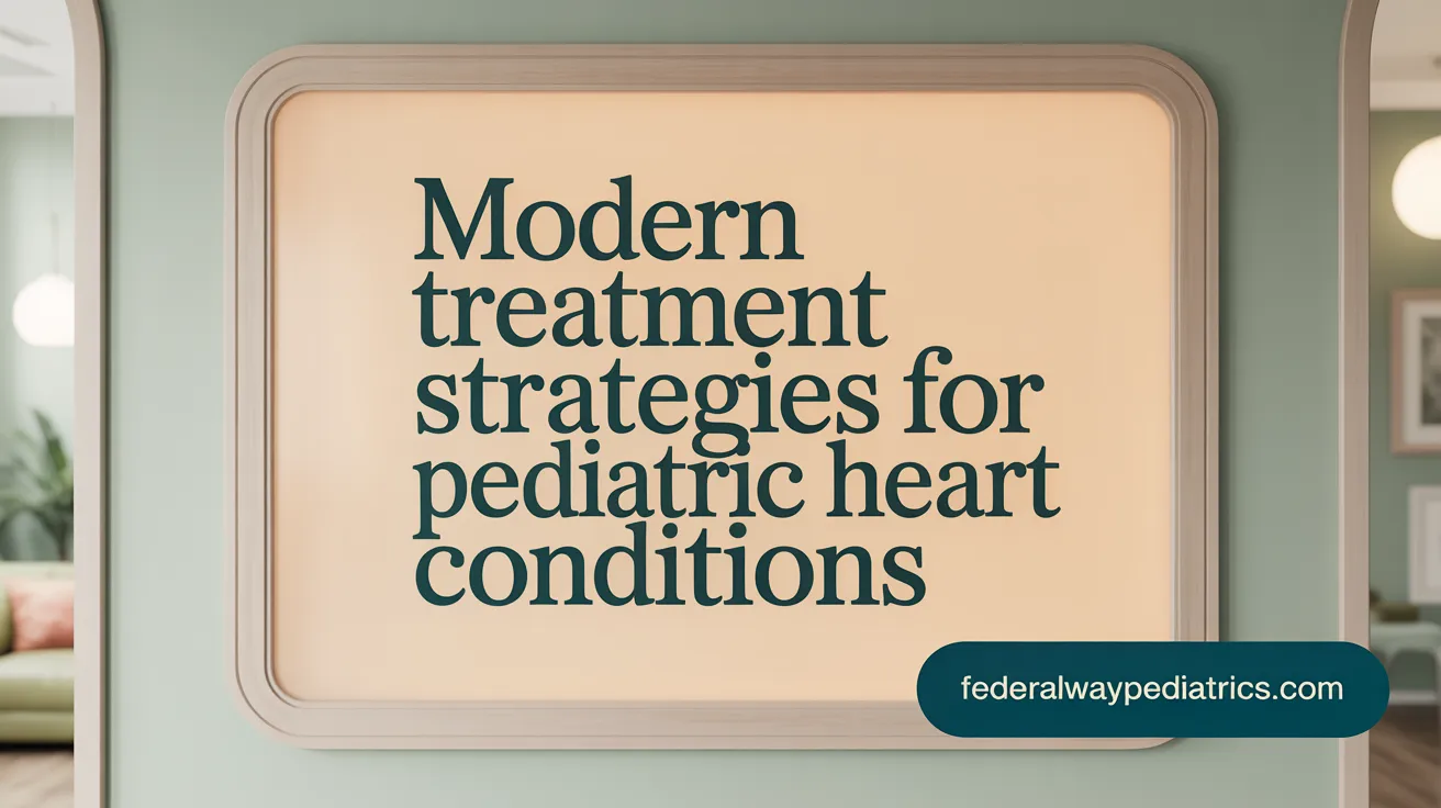 Modern Treatment Strategies for Pediatric Heart Conditions