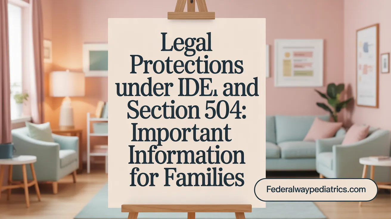 Legal Protections Under IDEA and Section 504: What Families Need to Know