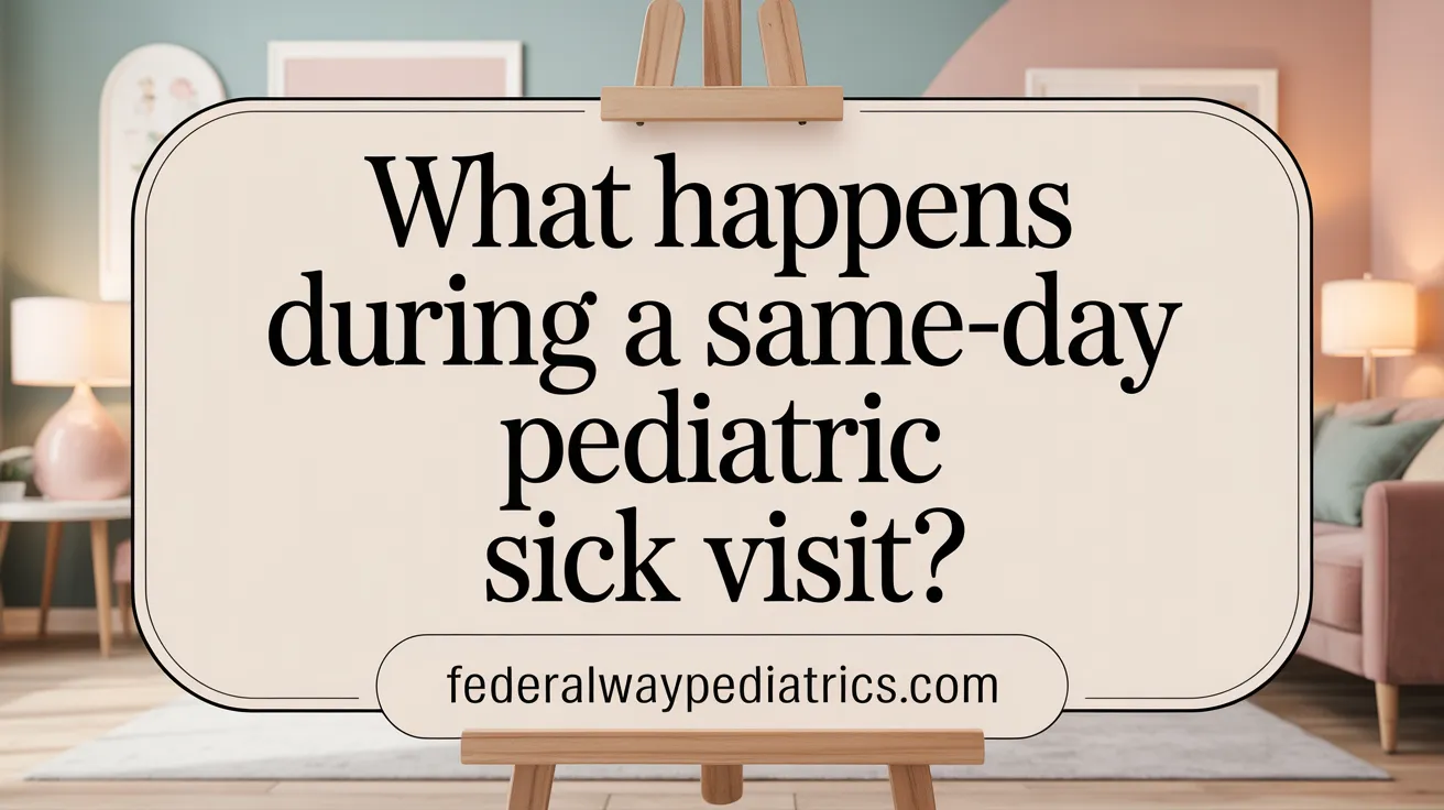 What Happens During a Same-Day Pediatric Sick Visit?