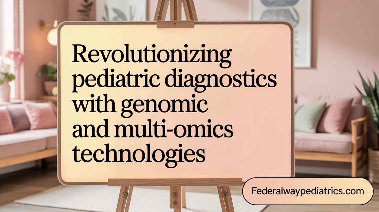 Revolutionizing Pediatric Diagnostics with Genomic and Multi-Omics Technologies