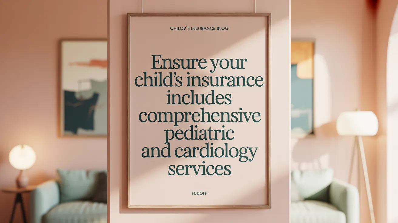 Ensure Your Child’s Insurance Includes Comprehensive Pediatric and Cardiology Services