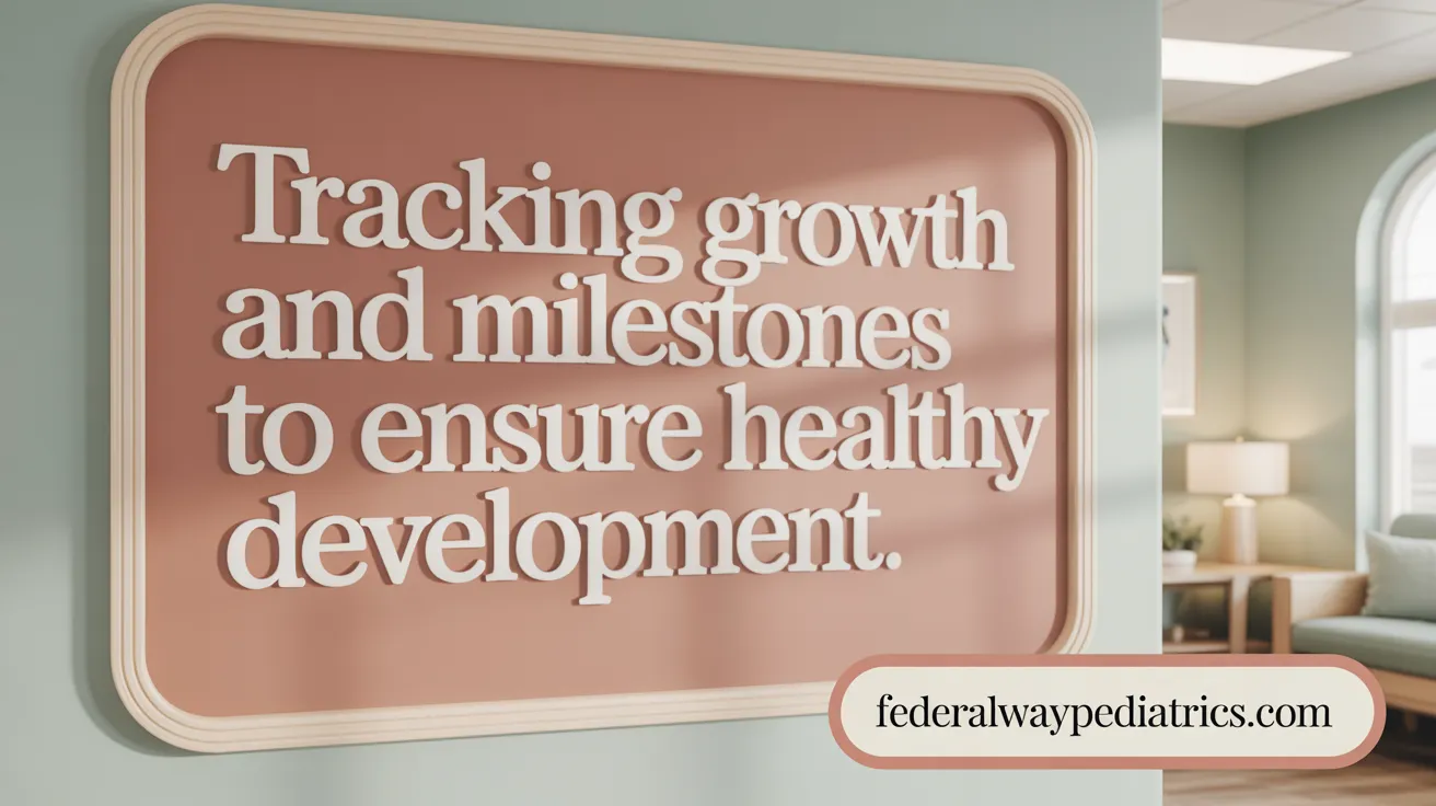 Tracking growth and milestones to ensure healthy development