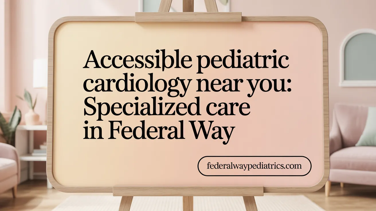 Accessible Pediatric Cardiology Near You: Specialized Care in Federal Way