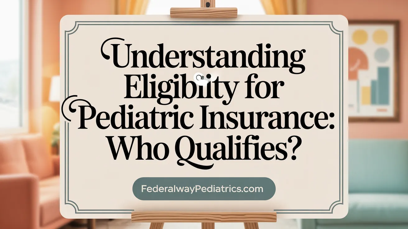 Understanding Eligibility for Pediatric Insurance: Who Qualifies?