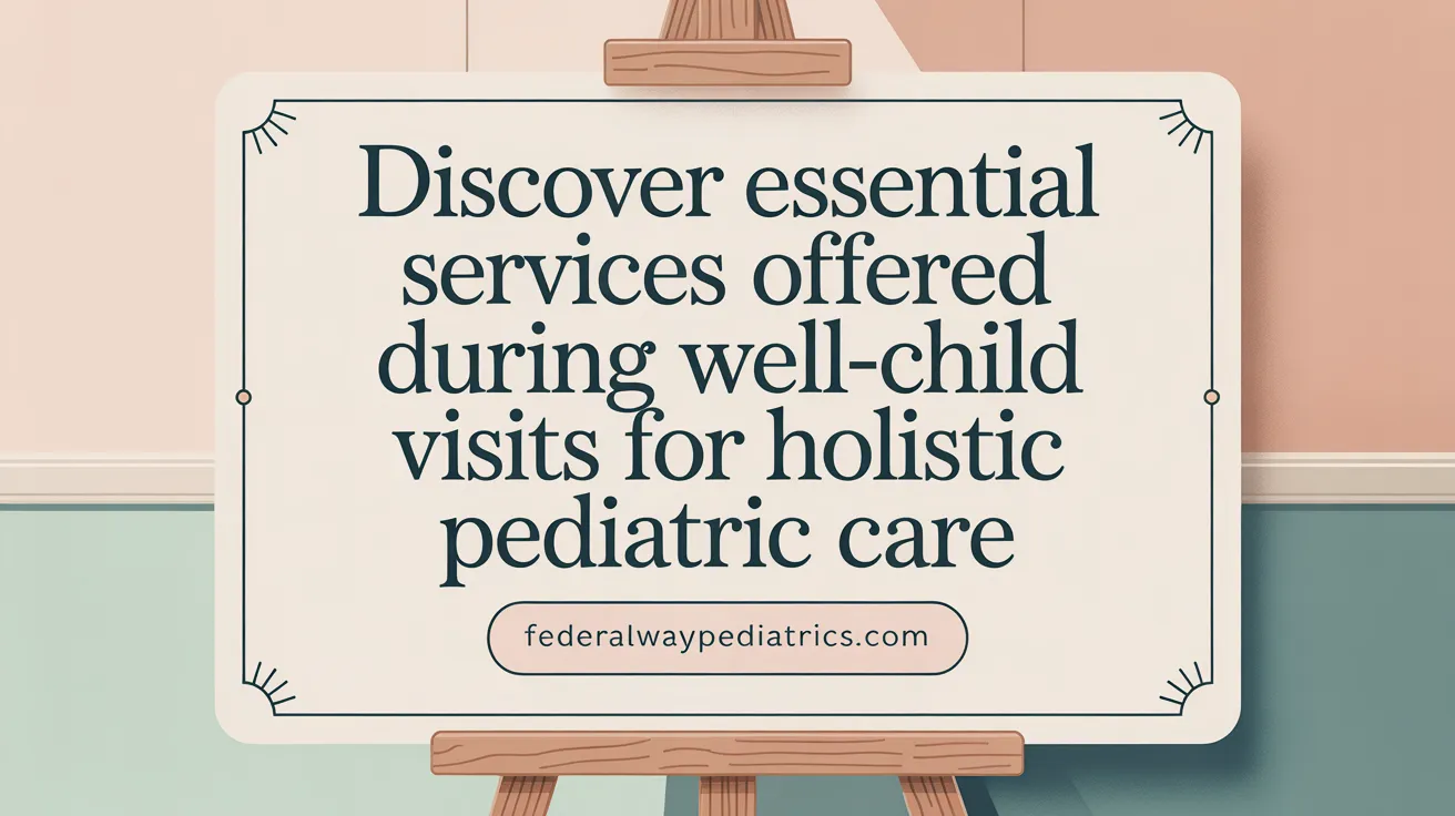 Discover Essential Services Offered During Well-Child Visits for Holistic Pediatric Care