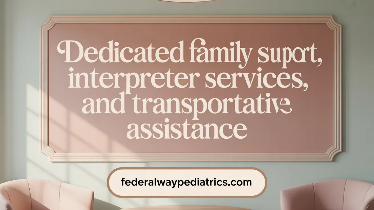 Dedicated Family Support, Interpreter Services, and Transportation Assistance