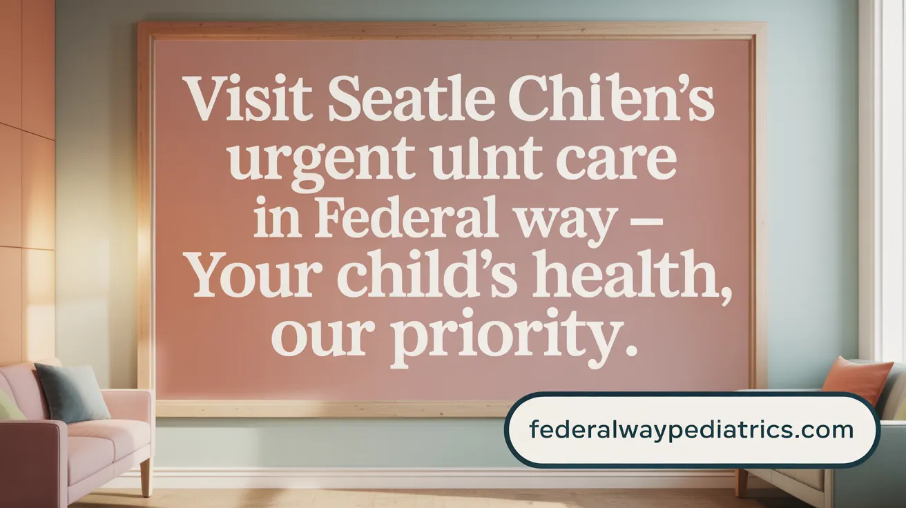 Visit Seattle Children's Urgent Care in Federal Way — Your Child's Health, Our Priority