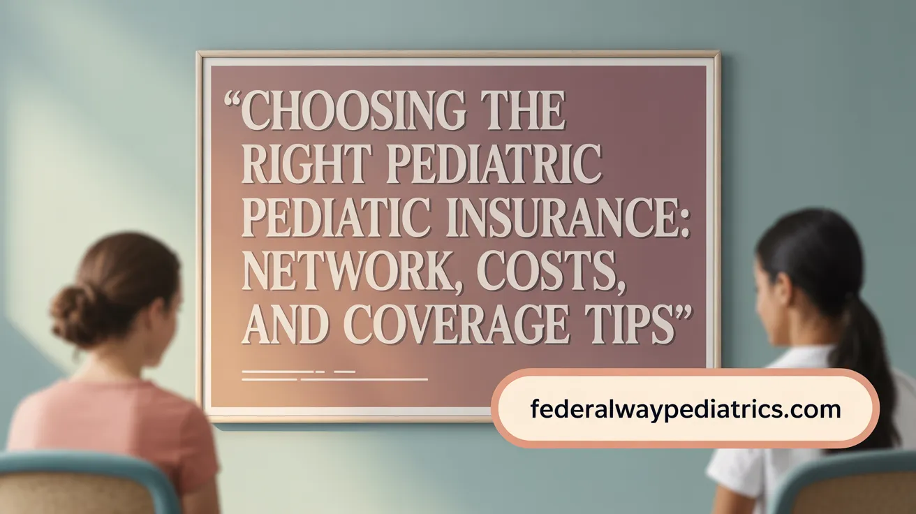 Choosing the Right Pediatric Insurance: Network, Costs, and Coverage Tips