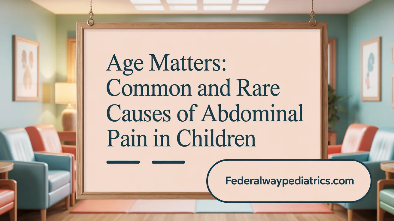Age Matters: Common and Rare Causes of Abdominal Pain in Children
