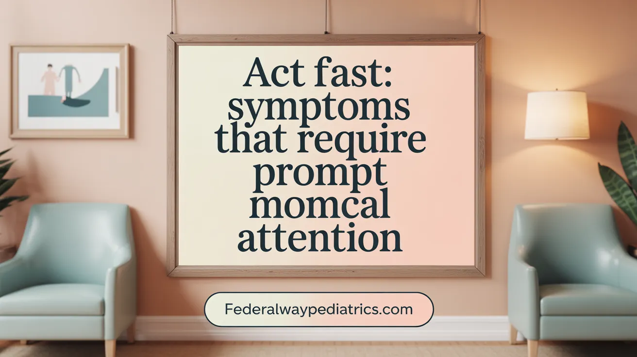 Act Fast: Symptoms That Require Prompt Medical Attention