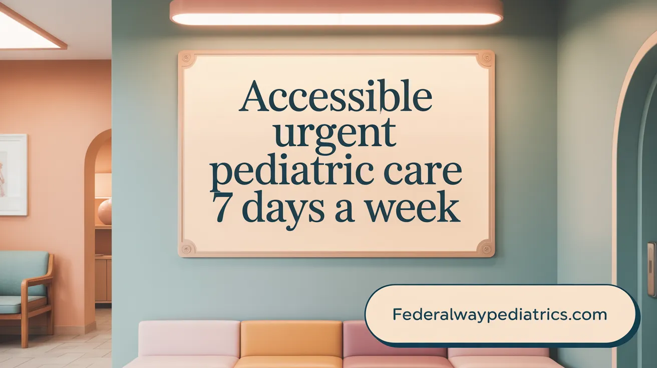 Accessible Urgent Pediatric Care 7 Days a Week