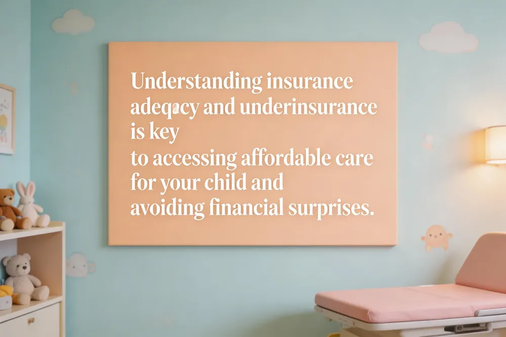 Understanding insurance adequacy and underinsurance is key to accessing affordable care for your child and avoiding financial surprises.