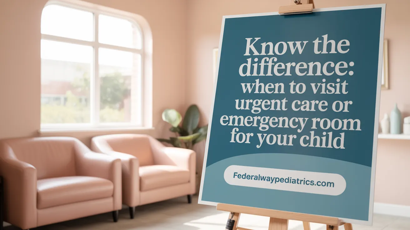Know the Difference: When to Visit Urgent Care or Emergency Room for Your Child
