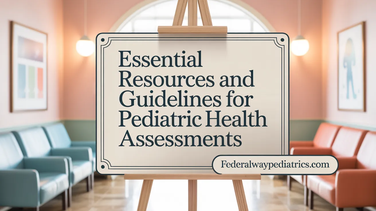 Essential Resources and Guidelines for Pediatric Health Assessments