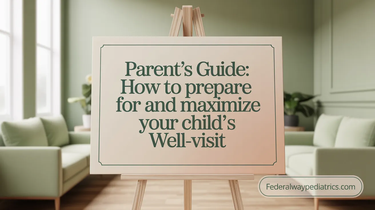 Parent’s Guide: How to Prepare for and Maximize Your Child’s Well-Visit