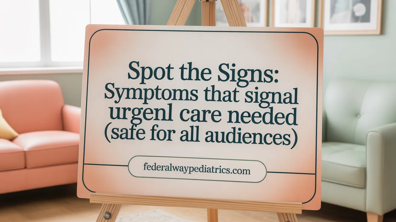 Spot the Signs: Symptoms That Signal Urgent Care Needed