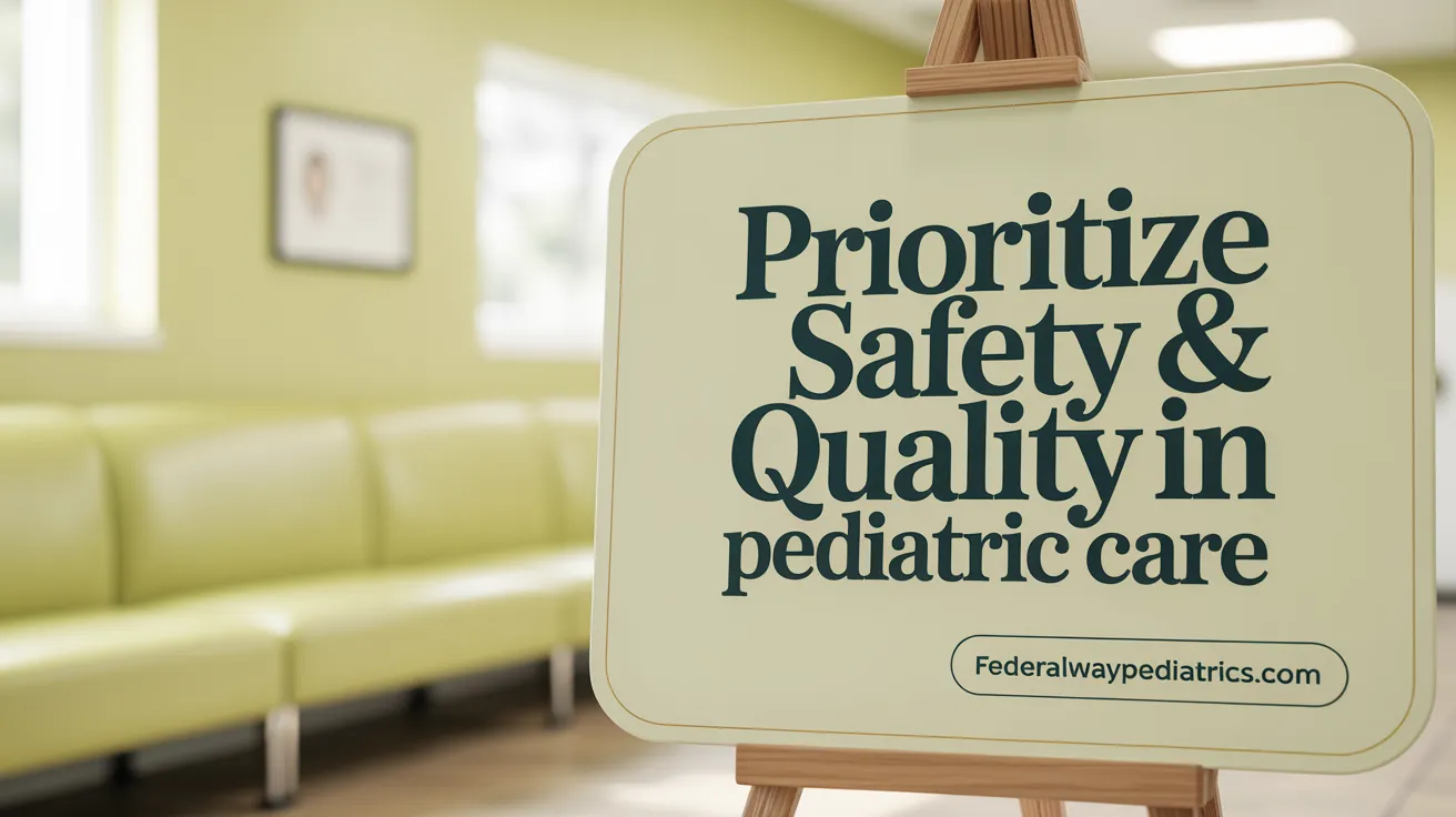 Prioritize Safety & Quality in Pediatric Care