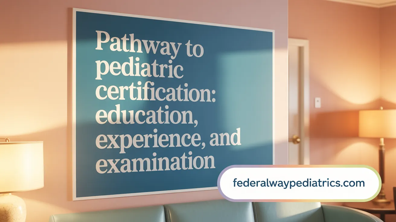 Pathway to Pediatric Certification: Education, Experience, and Examination