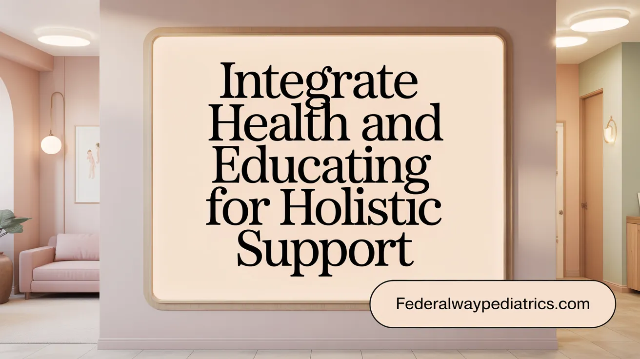 Integrate Health and Education for Holistic Support