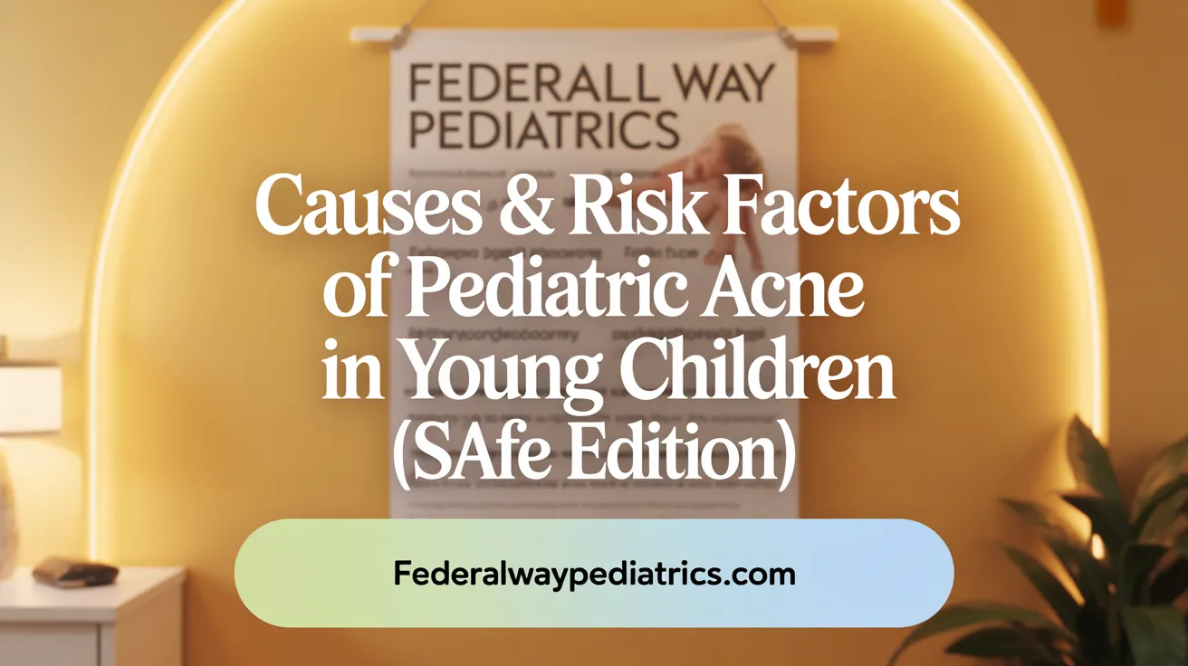 Causes & Risk Factors of Pediatric Acne in Young Children