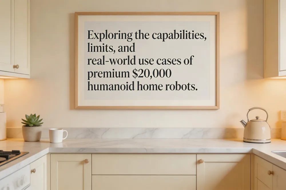 Exploring the capabilities, limits, and real‑world use cases of premium $20,000 humanoid home robots.