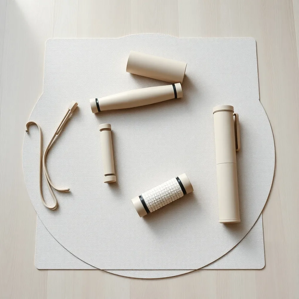 Transform common household objects like tennis balls and rolling pins into effective tools for targeted muscle relief and fascia release.