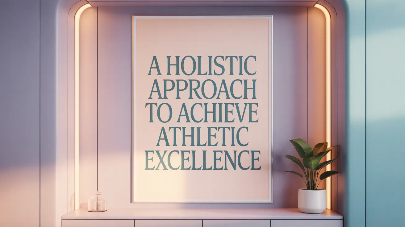 A Holistic Approach to Achieve Athletic Excellence