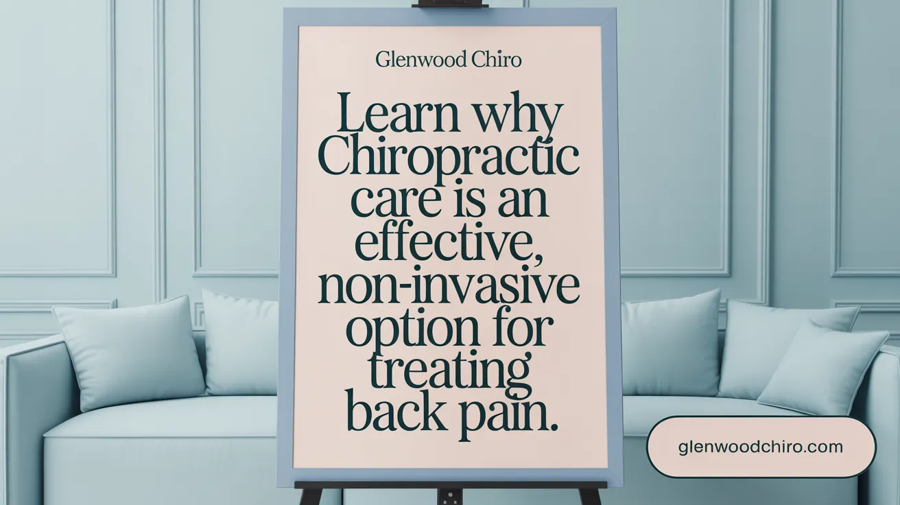 Learn why chiropractic care is an effective, non-invasive option for treating back pain.