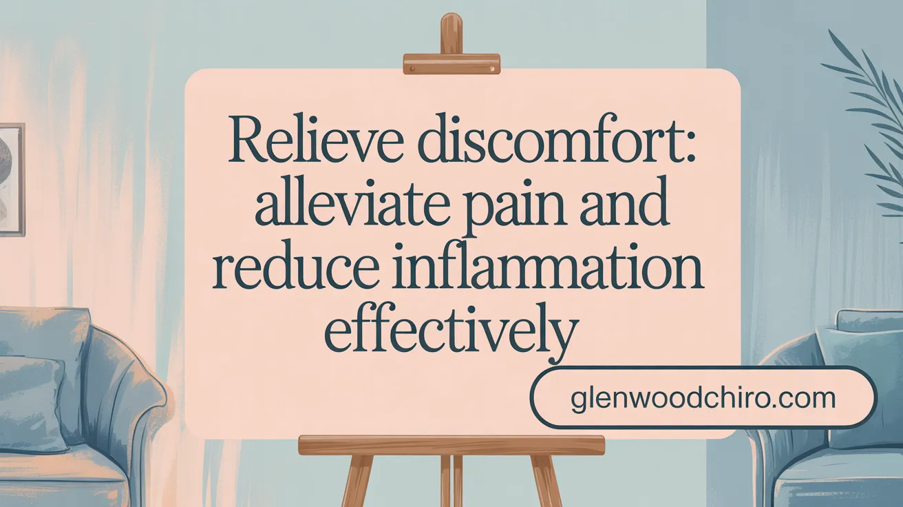 Relieve Discomfort: Alleviate Pain and Reduce Inflammation Effectively