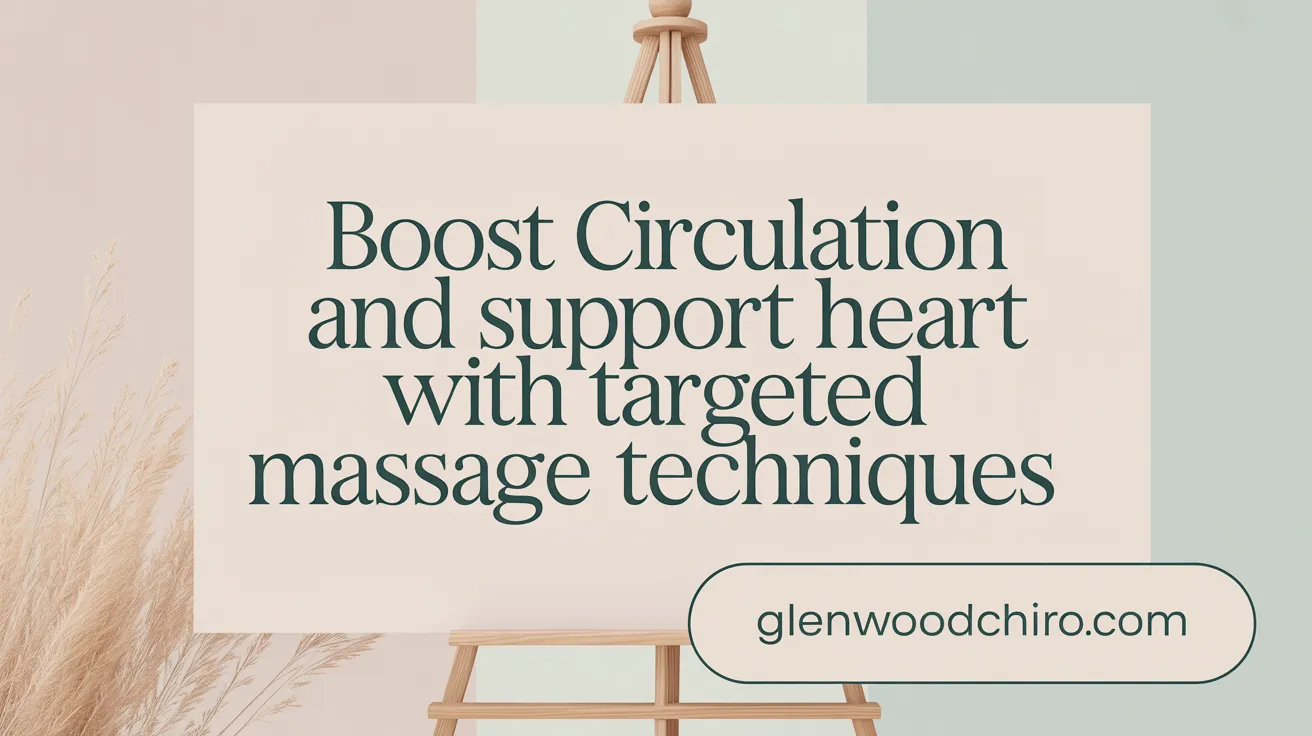Boost Circulation and Support Heart Health with Targeted Massage Techniques
