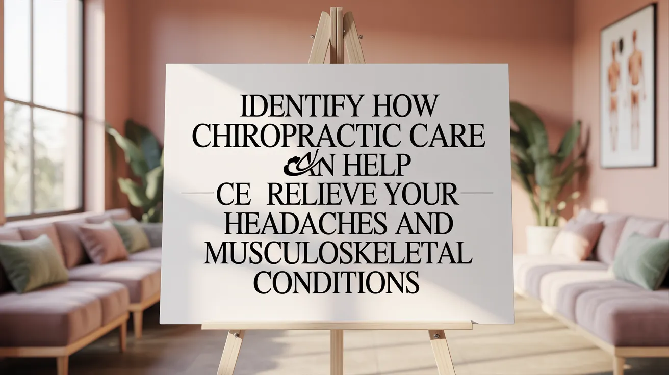 Identify How Chiropractic Care Can Help Relieve Your Headaches and Musculoskeletal Conditions