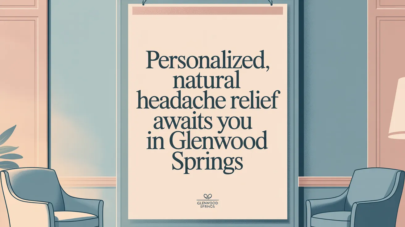 Personalized, Natural Headache Relief Awaits You in Glenwood Springs