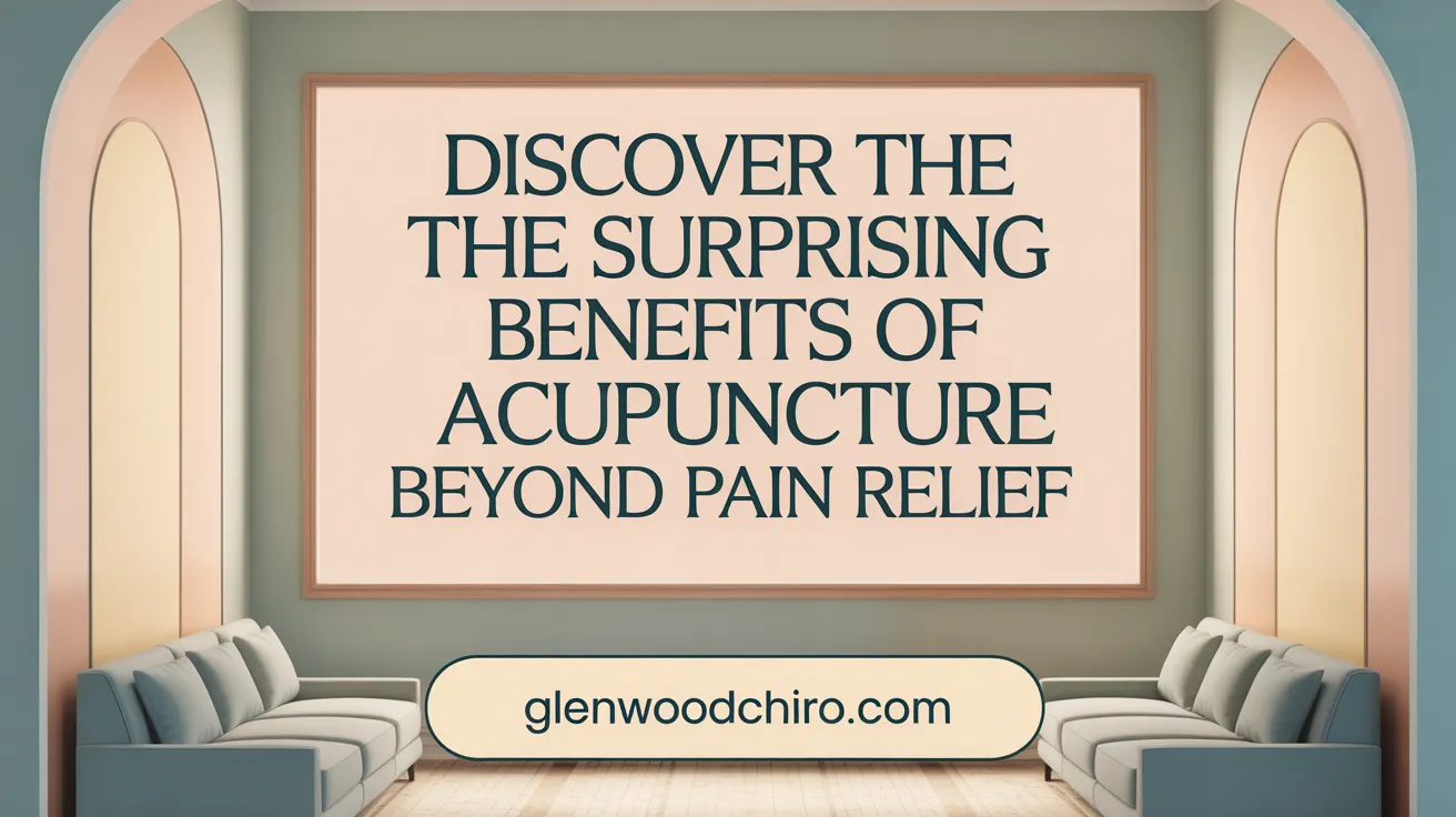 Discover the Surprising Benefits of Acupuncture Beyond Pain Relief