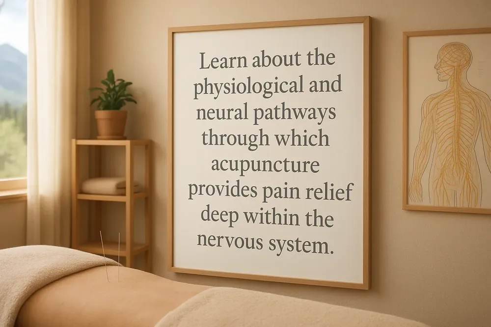 Learn about the physiological and neural pathways through which acupuncture provides pain relief deep within the nervous system.