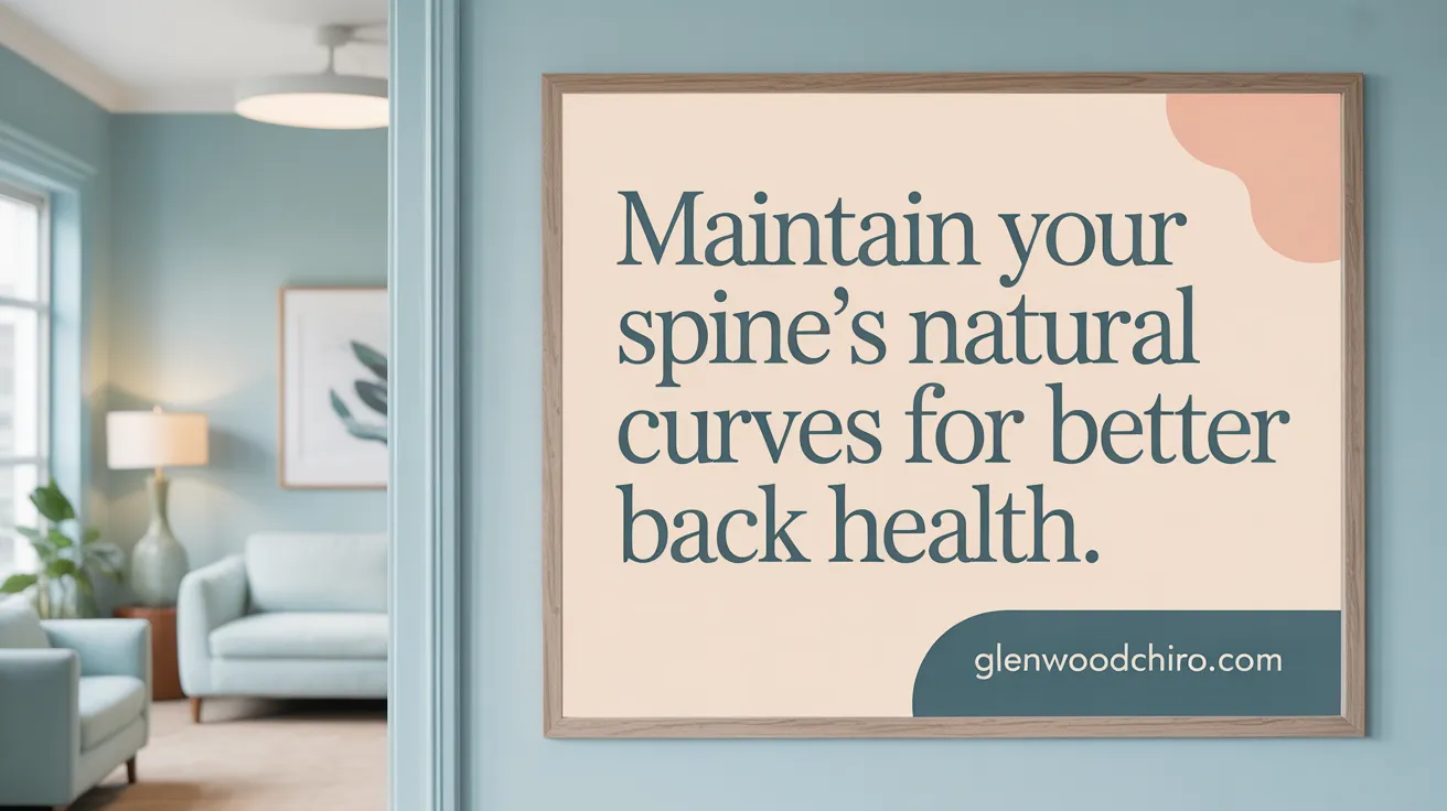 Maintain Your Spine's Natural Curves for Better Back Health