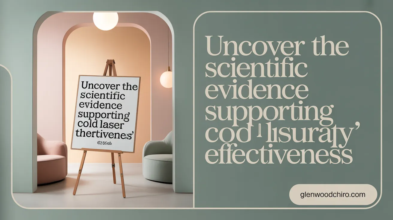 Uncover the Scientific Evidence Supporting Cold Laser Therapy's Effectiveness