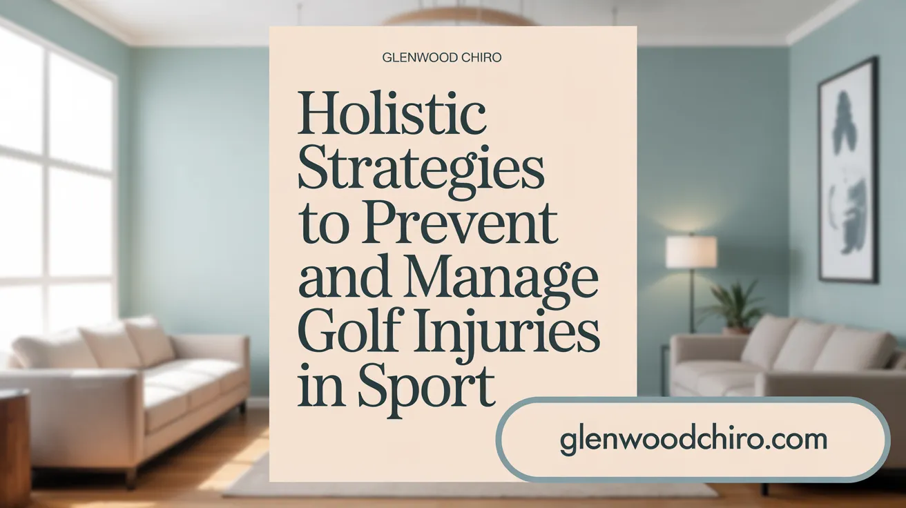Holistic Strategies to Prevent and Manage Golf Injuries in Sport