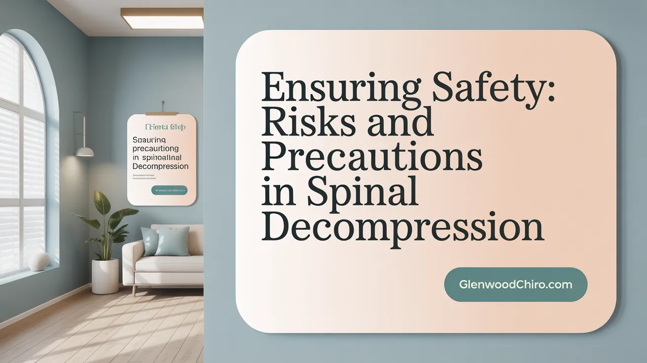 Ensuring Safety: Risks and Precautions in Spinal Decompression
