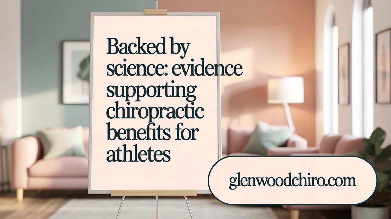 Backed by Science: Evidence Supporting Chiropractic Benefits for Athletes