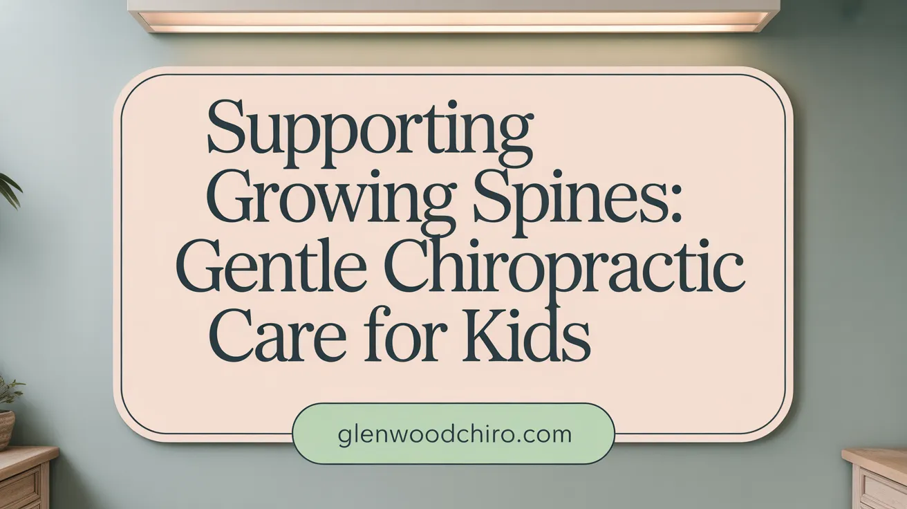Supporting Growing Spines: Gentle Chiropractic Care for Kids