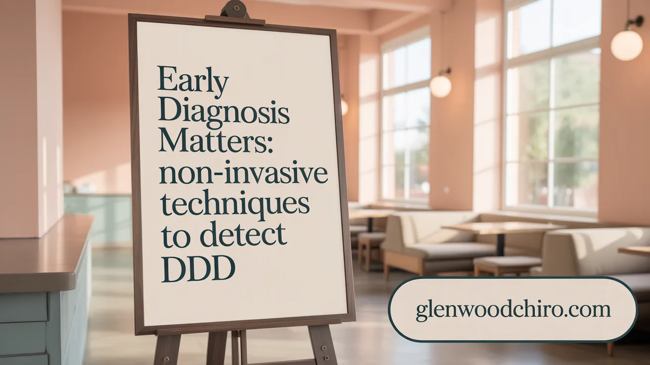Early Diagnosis Matters: Non-Invasive Techniques to Detect DDD
