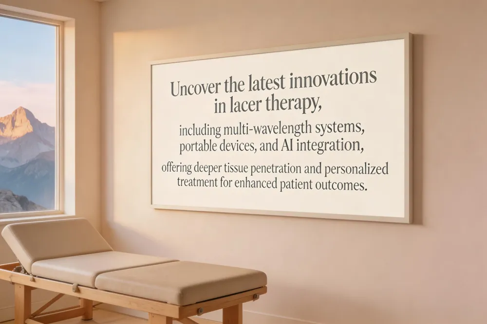 Uncover the latest innovations in laser therapy, including multi-wavelength systems, portable devices, and AI integration, offering deeper tissue penetration and personalized treatment for enhanced patient outcomes.
