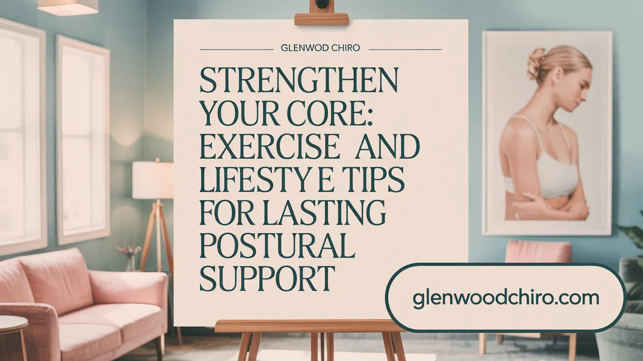 Strengthen Your Core: Exercise and Lifestyle Tips for Lasting Postural Support