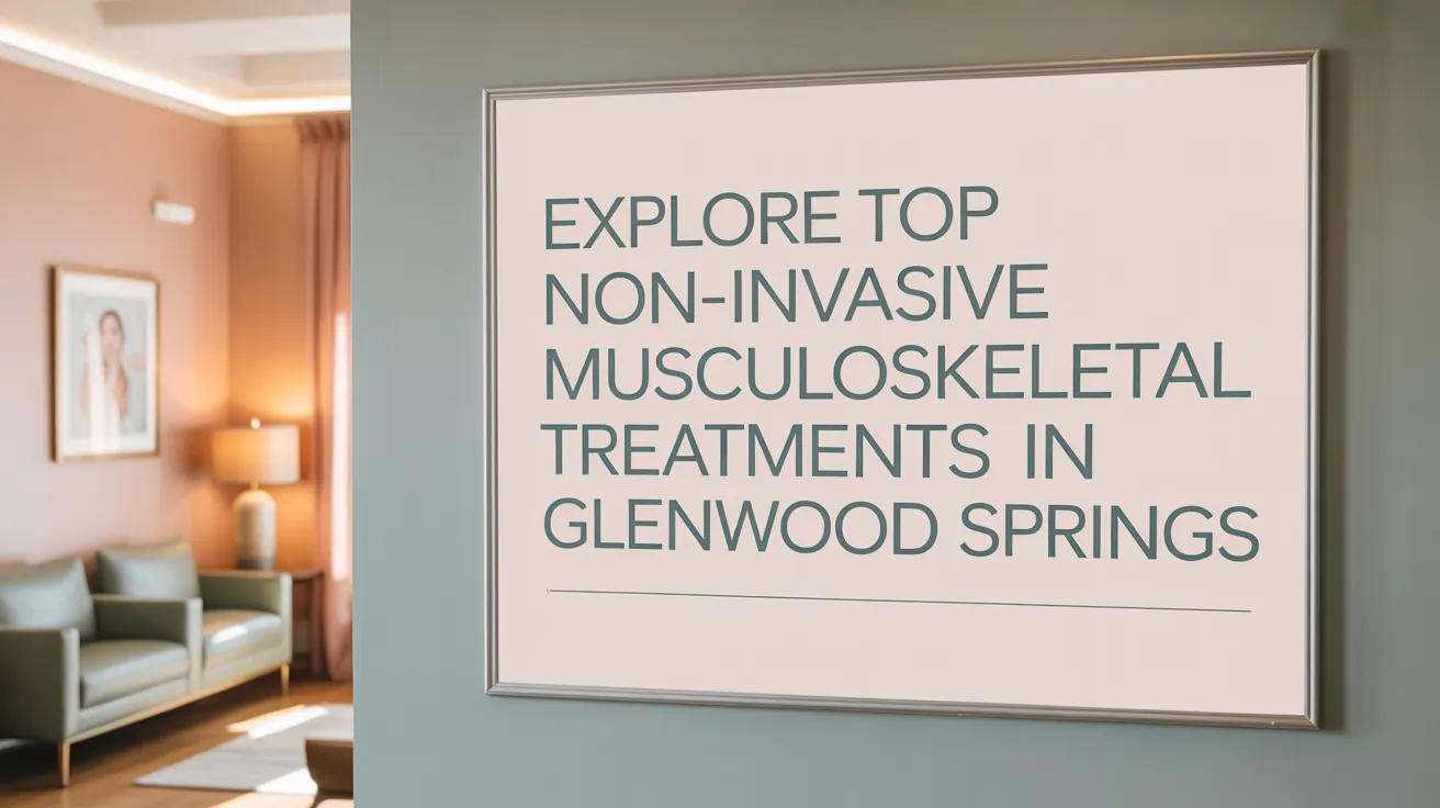 Explore Top Non-Invasive Musculoskeletal Treatments in Glenwood Springs