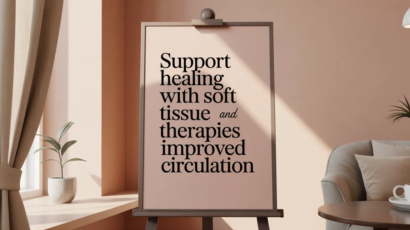 Support Healing with Soft Tissue Therapies and Improved Circulation