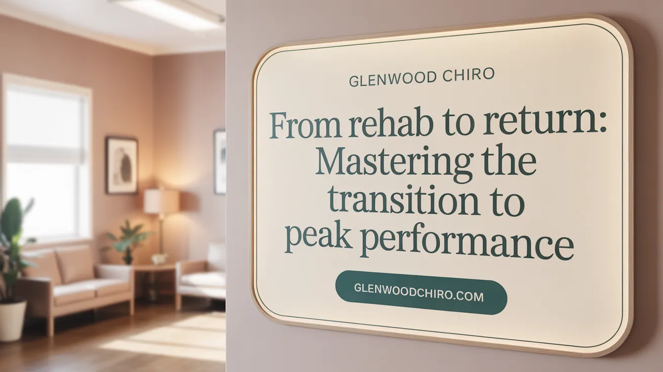 From Rehab to Return: Mastering the Transition to Peak Performance