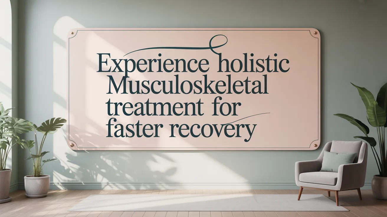 Experience Holistic Musculoskeletal Treatment for Faster Recovery