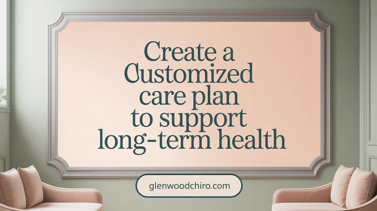 Create a Customized Care Plan to Support Long-Term Health