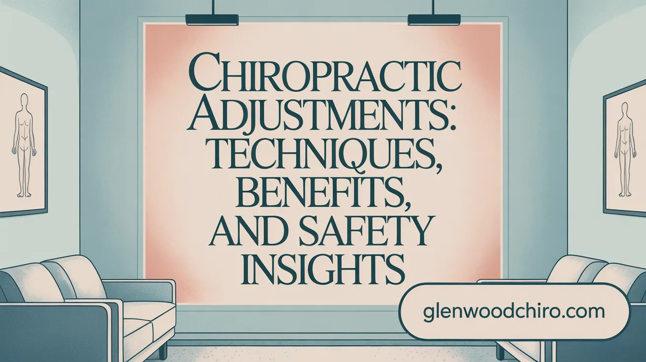 Chiropractic Adjustments: Techniques, Benefits, and Safety Insights