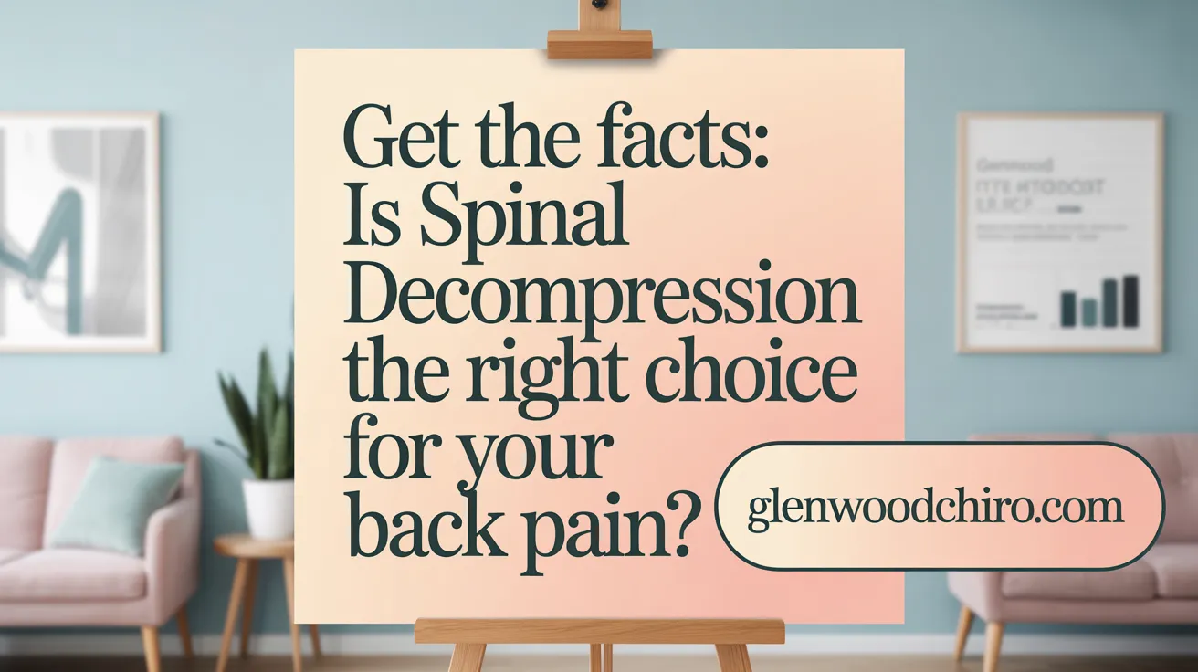 Get the Facts: Is Spinal Decompression the Right Choice for Your Back Pain?